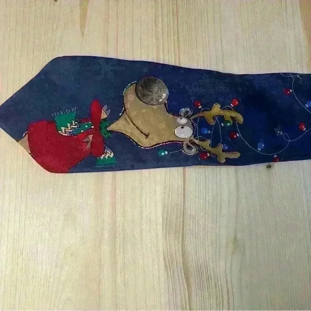 Christmas youth clip on ties for young men